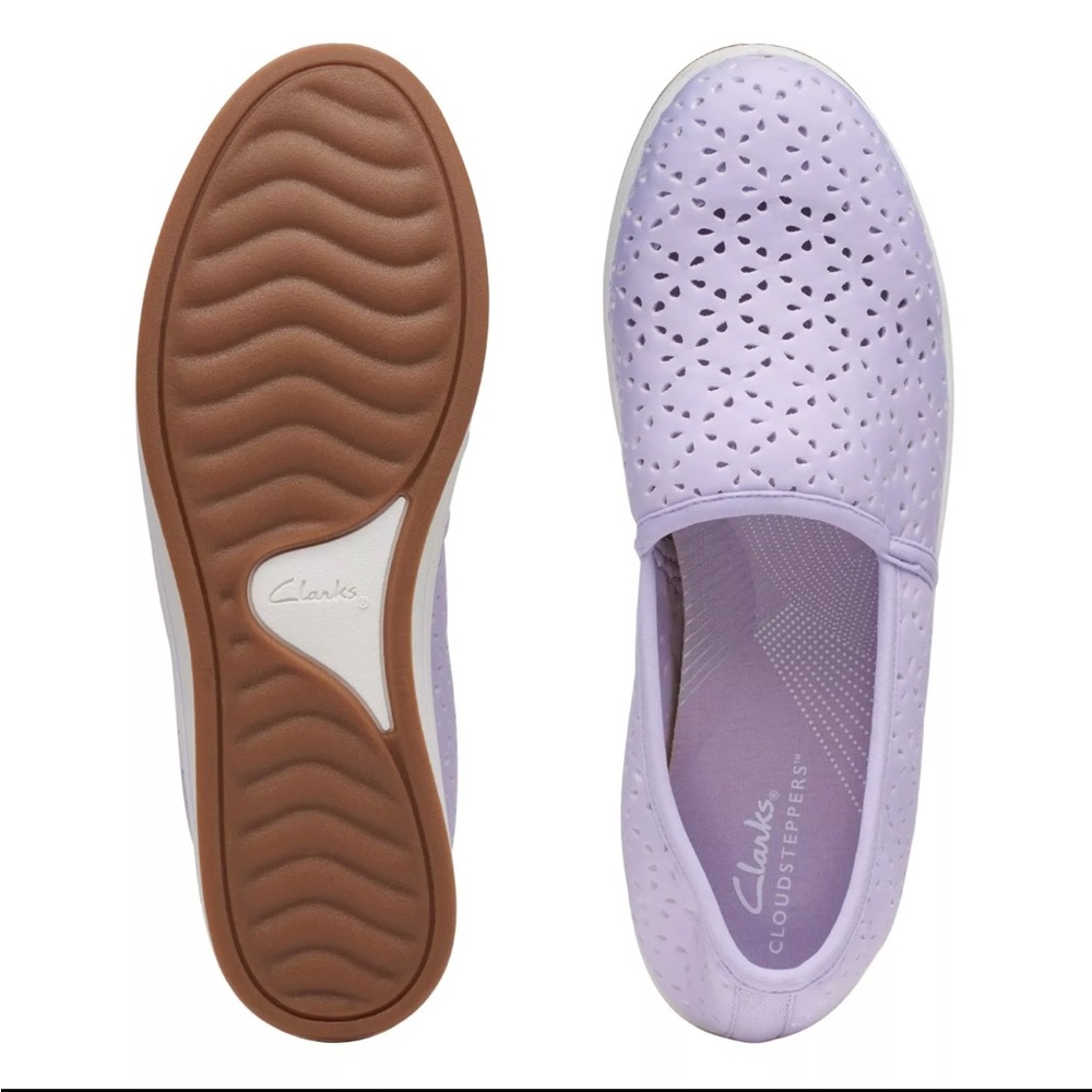 Clarks Lilac Cloudsteppers Breeze Emily Slip-On Size‎ 6